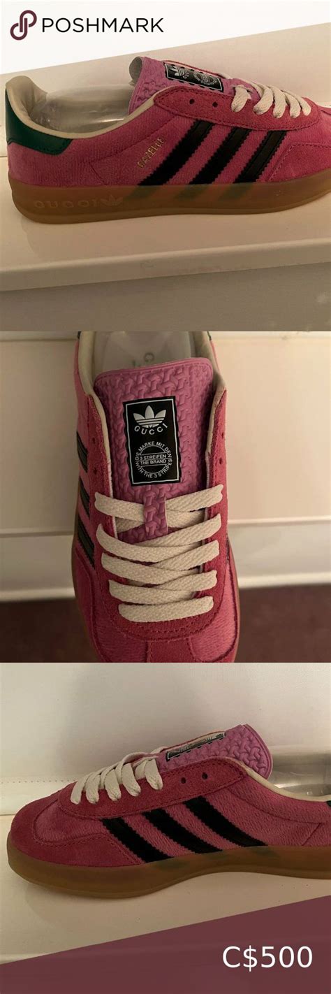 pink gucci adidas|Gucci Adidas sambas pink.